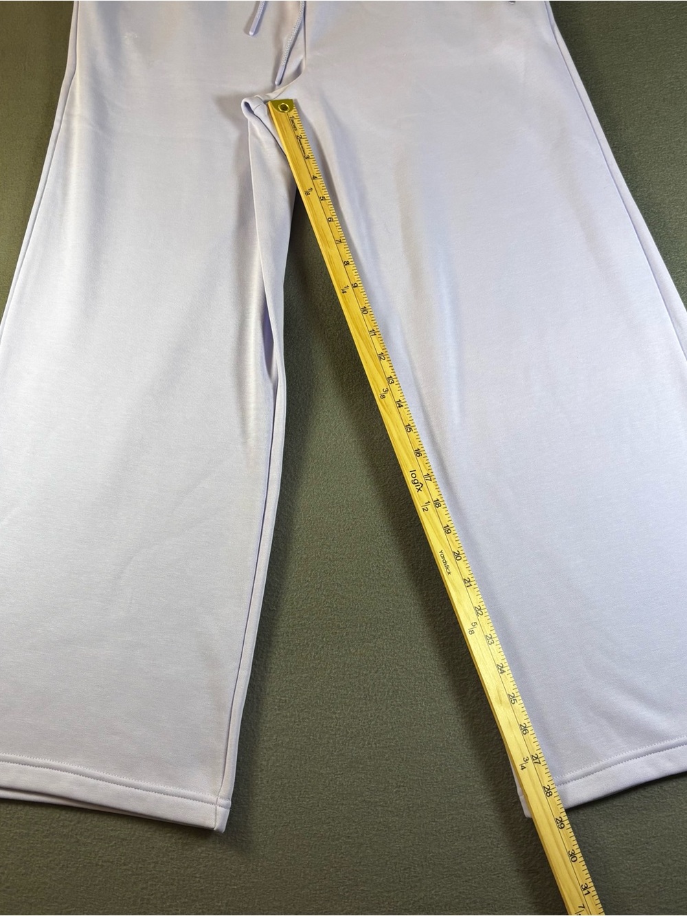 FABLETICS Cozy Fleece Wide Leg Sweatpant in Lilac- Size Small - Picture 10 of 13
